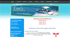 Desktop Screenshot of curtsboatsupply.net