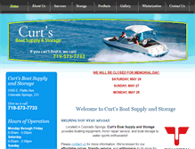 Tablet Screenshot of curtsboatsupply.net